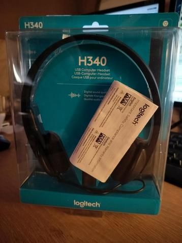 Logitech H340 USB Computer Headset Met digitale audio beschikbaar voor biedingen