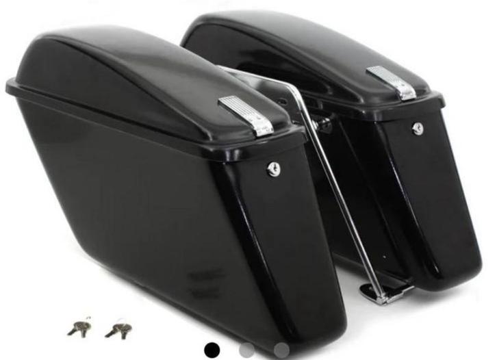 Harley Davidson Koffers Shovelhead Panhead Electra Glide, Motoren, Accessoires | Koffers en Tassen, Gebruikt, Ophalen of Verzenden