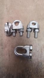 RVS draadklem 16mm M10 4x, Verzenden, Nieuw