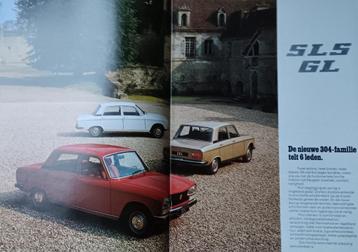 Peugeot 304 brochure, 1977 beschikbaar voor biedingen