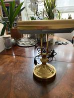 Messing Notaris/Bureau/Pianolamp - Zo Goed Als Nieuw, Klassiek, Ophalen of Verzenden, Zo goed als nieuw, Minder dan 100 cm