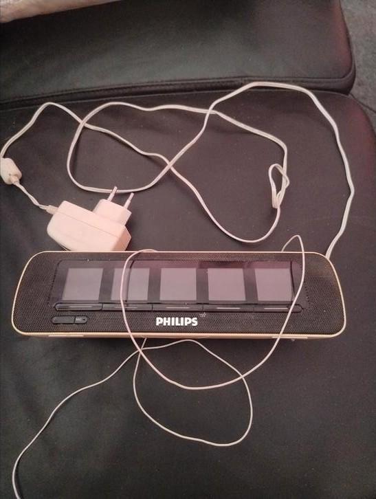 👉Philips aparte klokradio, Audio, Tv en Foto, Radio's, Zo goed als nieuw, Radio, Ophalen of Verzenden