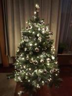 Kerstboom, compleet met verlichting en ballen, Ophalen, Zo goed als nieuw