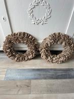 2 jute kransen, Huis en Inrichting, Woonaccessoires | Kransen, Ophalen of Verzenden, Nieuw