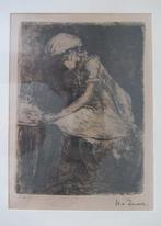 Ets - Lezend meisje / Willem de zwart, Ophalen