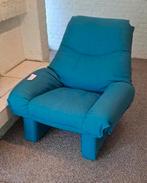Rolf benz  fauteuil met voetenbank, Huis en Inrichting, Fauteuils, Ophalen, Gebruikt, 75 tot 100 cm, Stof