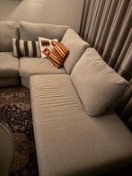 Gratis Grote grijze hoekbank, 250 tot 300 cm, 100 tot 125 cm, Hoekbank, Ophalen of Verzenden