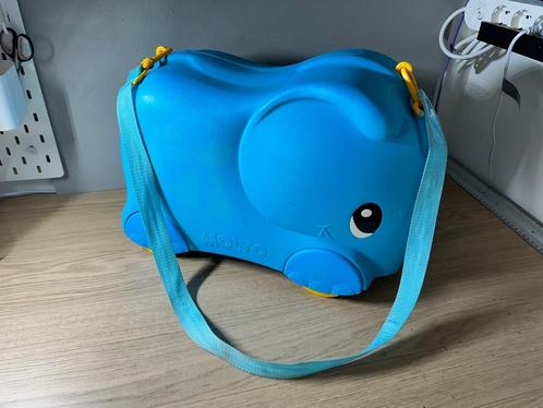 Molto Kinderkoffer Blauw, Sieraden, Tassen en Uiterlijk, Koffers, Gebruikt, Hard kunststof, Minder dan 50 cm, Minder dan 35 cm