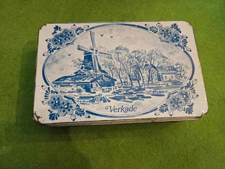 Vintage Verkade Blikken Doos, Antiek en Kunst, Antiek | Woonaccessoires, Ophalen of Verzenden