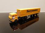 Iveco truck en trailer Ferrymasters 1:87, Ophalen of Verzenden, Zo goed als nieuw, Bus of Vrachtwagen, Overige merken