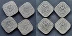 4 vierkante stuivers 3, Postzegels en Munten, Munten | Nederland, Verzenden, Koningin Wilhelmina, 5 cent