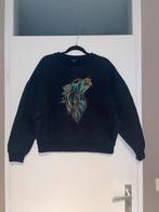 nikkie plessen N logo zwarte wolf sweater lange mouw mt 38, Ophalen of Verzenden, Zo goed als nieuw, Maat 38/40 (M), Zwart