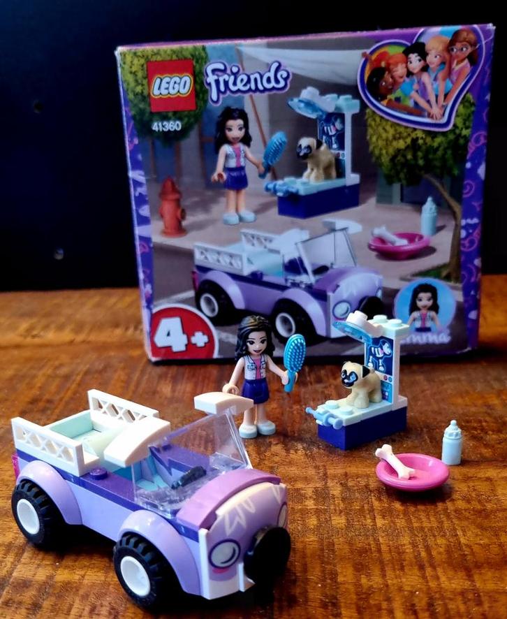 LEGO 41360 Friends Emma's Mobiele Dierenkliniek, Kinderen en Baby's, Speelgoed | Duplo en Lego, Zo goed als nieuw, Lego, Complete set