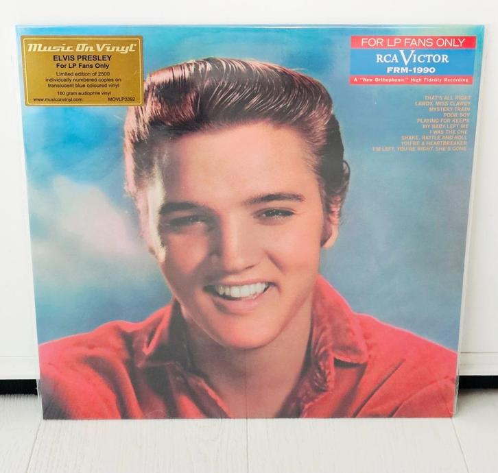 Elvis Presley-For LP Fans Only (Translucent Blue Vinyl), Cd's en Dvd's, Vinyl | Pop, Nieuw in verpakking, Voor 1960, 12 inch, Verzenden