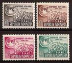 Indonesie Zonnebloem nr 133/6 ongebruikt 1955, Postzegels en Munten, Ophalen of Verzenden, Postfris, Zuidoost-Azië