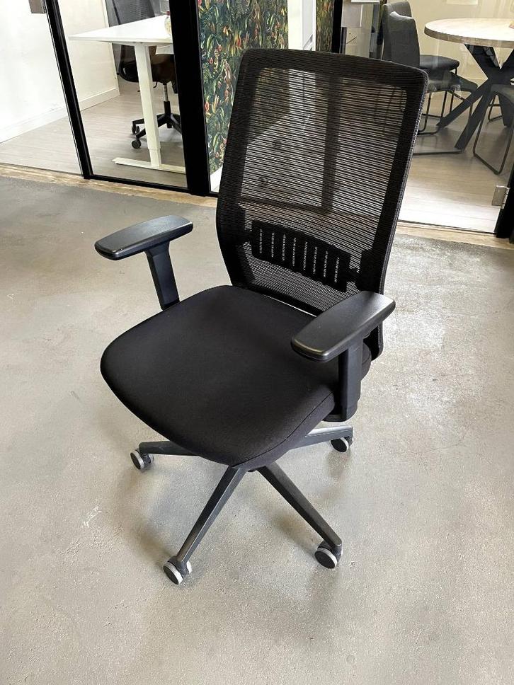 Bureaustoel Napoli, Huis en Inrichting, Bureaustoelen, Gebruikt, Bureaustoel, Zwart, Ergonomisch, Ophalen