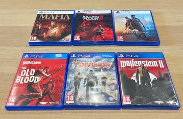 6 Games PlayStation 4 en 5 beschikbaar voor biedingen