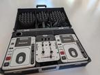 Numark MX5 en 2 keer TCD05 DJ set met flight case, Muziek en Instrumenten, Ophalen, Zo goed als nieuw, Numark