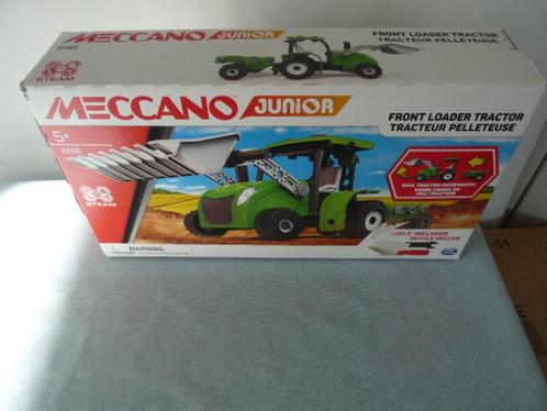 Meccano Junior - Tractor met voorlader en aanhanger Nieuw, Kinderen en Baby's, Speelgoed | Educatief en Creatief, Nieuw, Knutselen