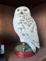 Harry Potter Hedwig Hand Painted Statue Noble Collection, Verzamelen, Harry Potter, Gebruikt, Beeldje of Buste, Ophalen of Verzenden