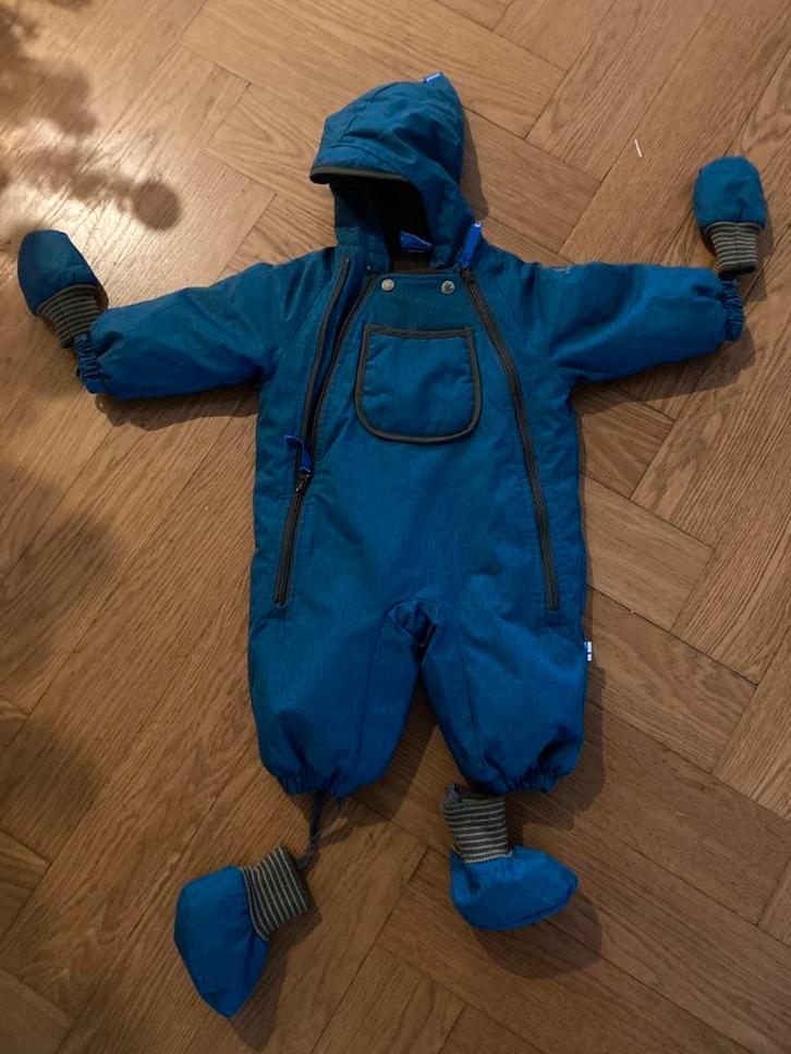 Baby  Sneeuwpak Overall 6/12 maanden, Kinderen en Baby's, Babykleding | Maat 68, Zo goed als nieuw, Jongetje of Meisje, Jasje