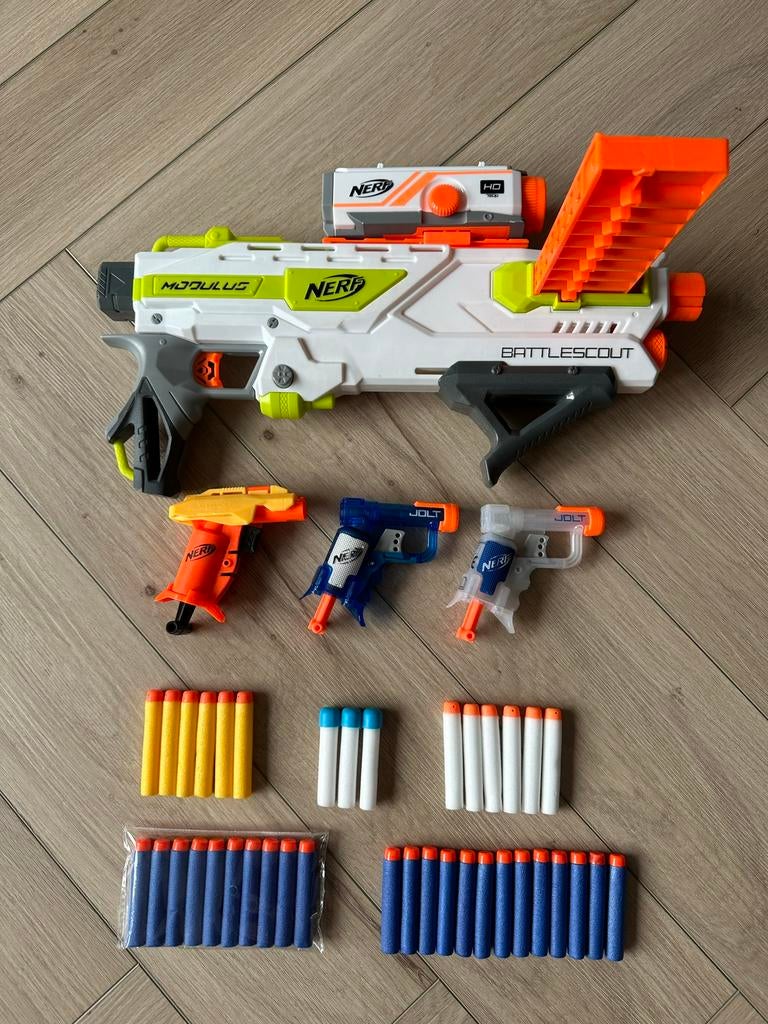 Nerf met afneembare camera en opneem functie., Ophalen of Verzenden, Zo goed als nieuw