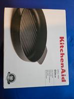 KitchenAid Grillpan Ø26cm - Nieuw in doos!, Gietijzer, Nieuw, Ophalen of Verzenden, Keramische plaat
