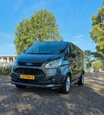Ford Transit Custom 2.2 Tdci Dubbel Cabine 2e Eigenaar, Auto's, Bestelauto's, Voorwielaandrijving, Euro 5, Leder en Stof, Grijs