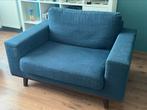 Wehkamp Loveseat / stoel Torino donkerblauw, Huis en Inrichting, Ophalen, Gebruikt, Eenpersoons, 75 tot 100 cm