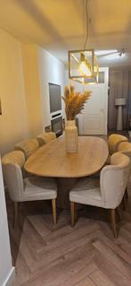 6 Dubbelmann Design Eetkamerstoelen, Huis en Inrichting, Minder dan 50 cm, Gebruikt, Tot twee personen, Minder dan 50 cm