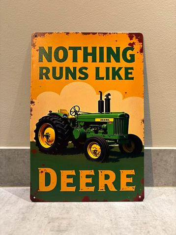 Mancave Bar Café Wanddecoratie metalen bordje John Deere beschikbaar voor biedingen