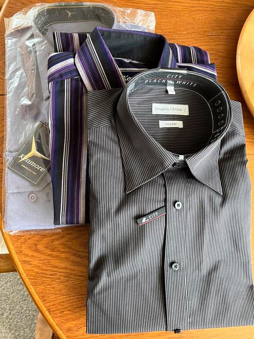 3 mooie overhemden lange mouw, nieuw., Kleding | Heren, Overhemden, Nieuw, Ophalen of Verzenden