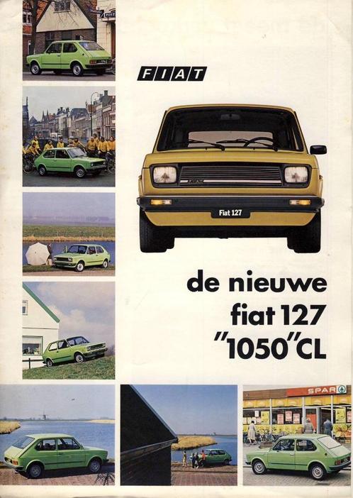 Fiat 127 1050 CL brochure, Boeken, Auto's | Folders en Tijdschriften, Gelezen, Overige merken, Ophalen of Verzenden