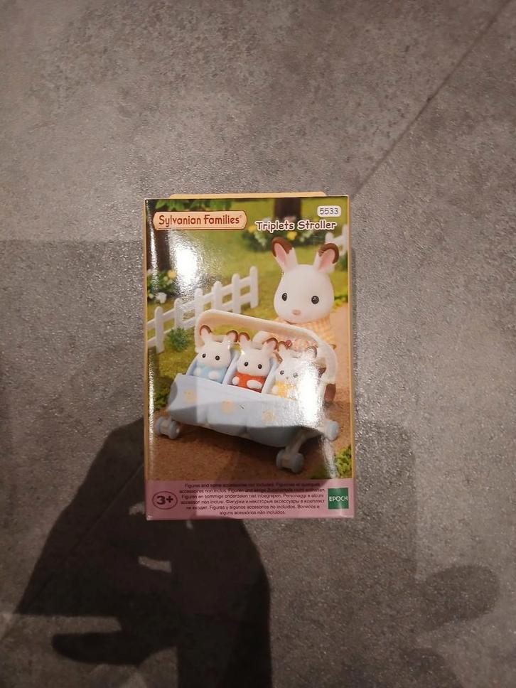 Sylvanian Families Drieling Kinderwagen - Nieuw in doos!, Kinderen en Baby's, Speelgoed | Overig, Nieuw, Jongen of Meisje, Ophalen of Verzenden