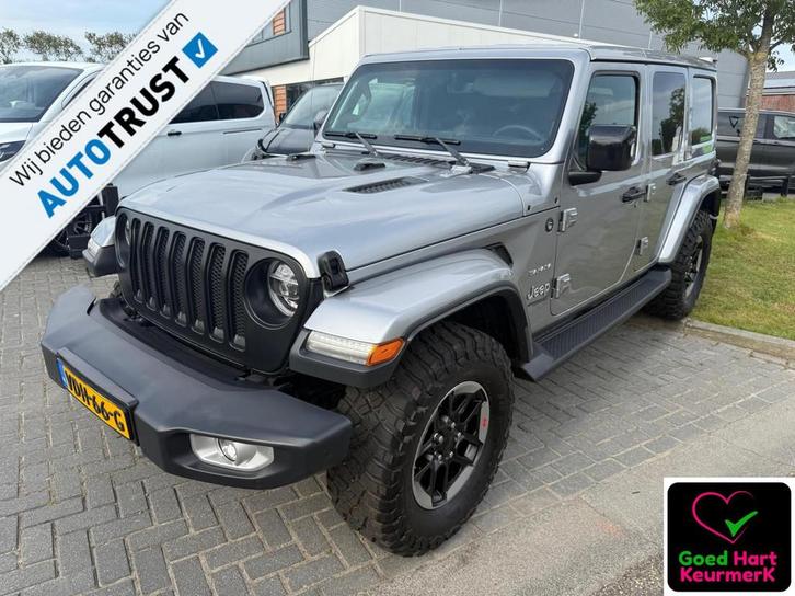 Jeep Wrangler 2.2D Sahara Unlimited 200Pk OUTLAW 4WD, MOPART, Auto's, Bestelauto's, Bedrijf, Te koop, 4x4, ABS, Achteruitrijcamera
