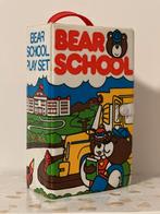 Vintage speelgoed koffer met beren schooltje, Ophalen of Verzenden