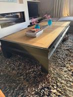 Salontafel hout, Huis en Inrichting, Tafels | Salontafels, Ophalen, Gebruikt, 100 tot 150 cm, Eikenhout