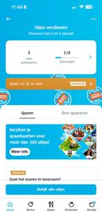 Uitjes zegels van ah3volle spaarkaart, Eén persoon, Kortingsbon