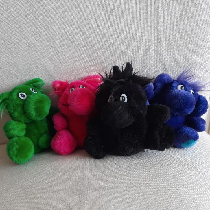 Kodak Kolorkins knuffels - 4 stuks - uit 1991 - nieuw -, Kinderen en Baby's, Speelgoed | Knuffels en Pluche, Nieuw, Overige typen