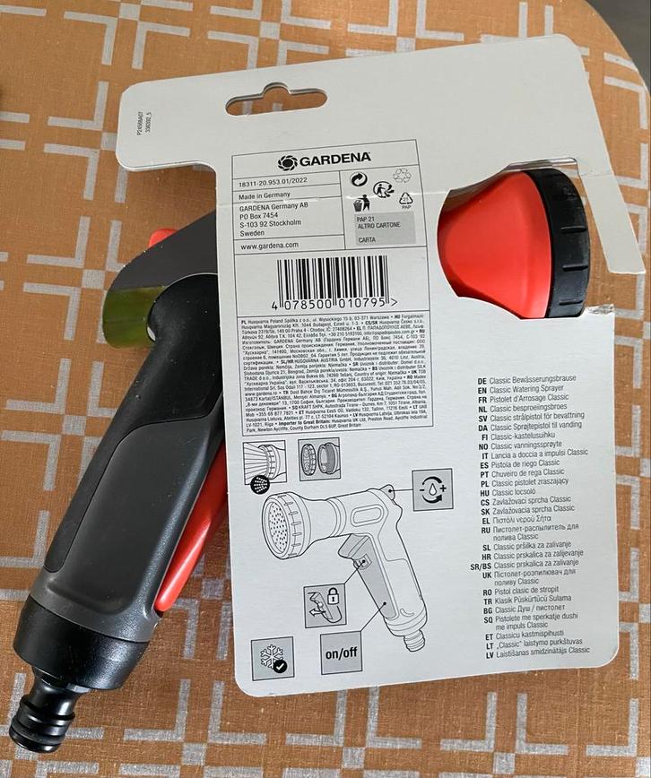 Gardena Sproeier Pistool - Nieuw!, Tuin en Terras, Tuinsproeiers, Nieuw, Handsproeier, Ophalen of Verzenden