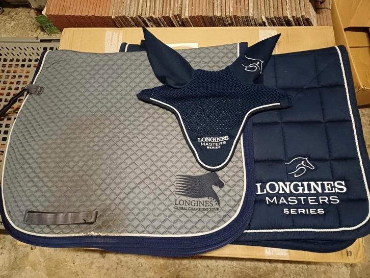 Longines set, Dieren en Toebehoren, Paarden en Pony's | Dekens en Dekjes, Zo goed als nieuw, Ophalen of Verzenden