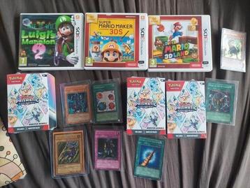 Gezocht. Games, yugioh, pokemon, videogames beschikbaar voor biedingen