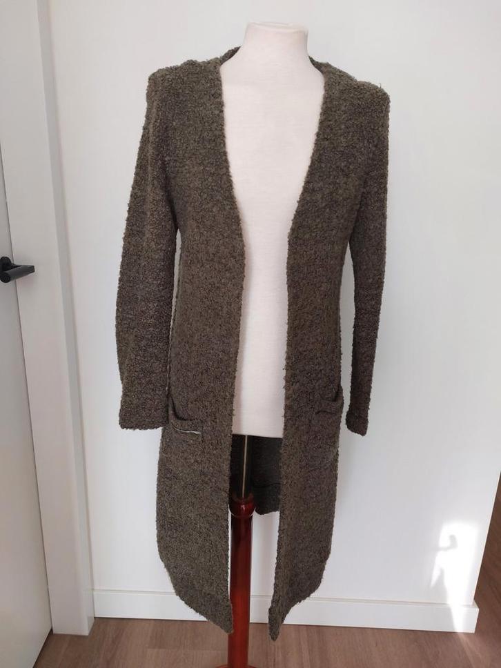 Mooi, warm lang vest van Dayz maat M - kleur flessengroen, Kleding | Dames, Truien en Vesten, Zo goed als nieuw, Maat 38/40 (M)