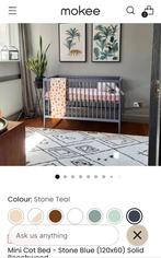 Mokee Mini Cot adjustable baby toddler bed, Kinderen en Baby's, Babywiegjes en Ledikanten, Ophalen, Ledikant