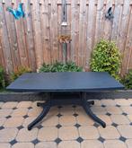 😎 GRIJZE KUNSTSTOF TUINTAFEL 1.80 CM X 0.90 CM TAFEL TUIN, Ophalen of Verzenden, Zo goed als nieuw, Rechthoekig, Kunststof