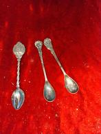zilveren lepeltjes met opdruk, Antiek en Kunst, Ophalen of Verzenden
