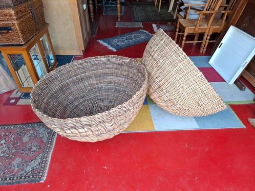 Uniek! Pracht Rotan / Rieten schaal manden XL. Zie omschr,
2, Huis en Inrichting, Woonaccessoires | Schalen en Manden, Zo goed als nieuw