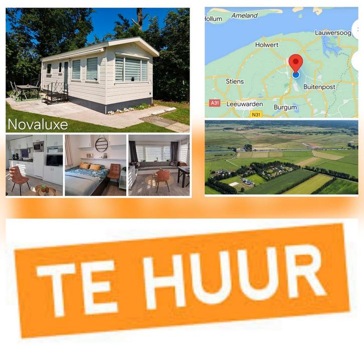 Tijdelijke woonruimte bij dokkum chalet huurhuis of vakantie, Huizen en Kamers, Kamers te huur, Overige regio's, 20 tot 35 m²