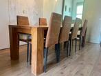 Eetkamertafel 250x90cm, Ophalen, Eikenhout, 200 cm of meer, 50 tot 100 cm