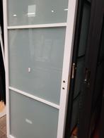 88x231,5cm binnendeur stomp Staal look wit mat glas SK4, Doe-het-zelf en Verbouw, Nieuw, 215 cm of meer, 80 tot 100 cm, Ophalen